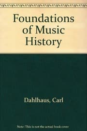 Tapa de Foundations of music history