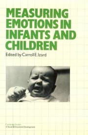 Tapa de Measuring emotions in infants and children