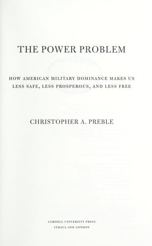 Tapa de The power problem