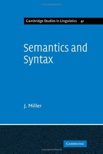 Tapa de Semantics and syntax