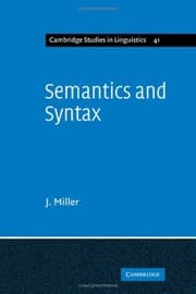 Tapa de Semantics and syntax