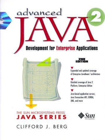 Tapa de Advanced Java 2 Development for Enterprise Applications (2nd Edition)