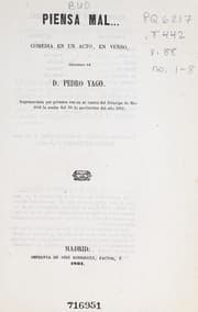 Tapa de Piensa mal--