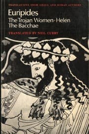 Tapa de The  Trojan women ; Helen ; The Bacchae