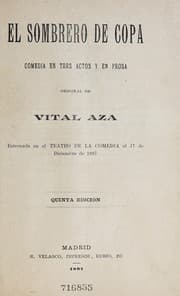 Tapa de El sombrero de copa
