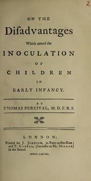 Tapa de On the disadvantages which attend the inoculation of children in early infancy