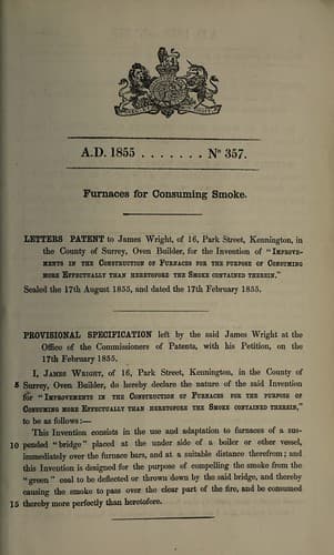 Tapa de Specification of James Wright