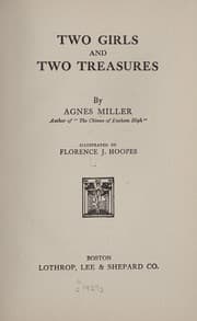 Tapa de Two girls and two treasures