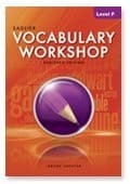 Tapa de Vocabulary Workshop: Level F