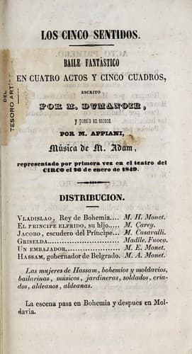 Tapa de Los cinco sentidos