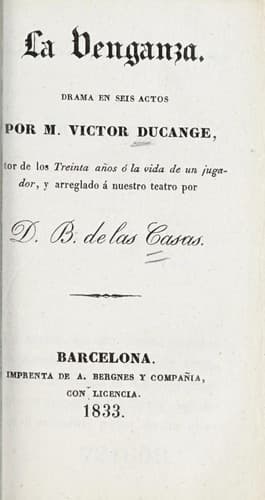 Tapa de La venganza