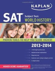 Tapa de Kaplan SAT Subject Test World History 2013-2014 (Kaplan Test Prep)