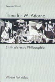 Tapa de Theodor W. Adorno