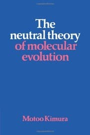 Tapa de The neutral theory of molecular evolution