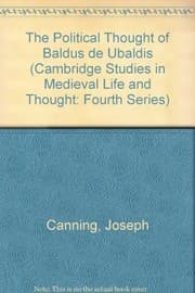 Tapa de The political thought of Baldus de Ubaldis