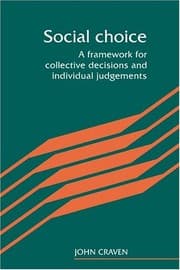 Tapa de Social Choice: A Framework for Collective Decisions and Individual Judgements