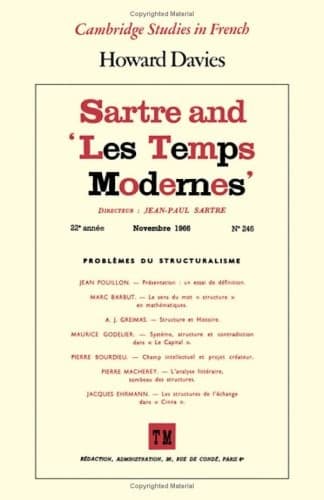 Tapa de Sartre and 'Les Temps modernes'