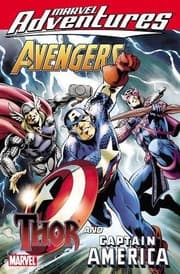 Tapa de Marvel Adventures Avengers: Thor & Captain America