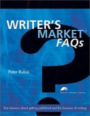Tapa de Writer's market FAQs