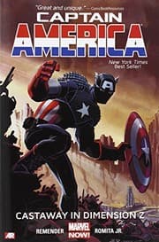 Tapa de Captain America Volume 1: Castaway in Dimension Z Book 1 (Marvel Now)