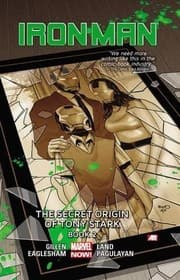 Tapa de Iron Man Volume 3: The Secret Origin of Tony Stark Book 2 (Marvel Now)