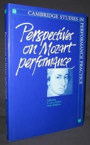 Tapa de Perspectives on Mozart performance