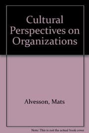 Tapa de Cultural perspectives on organizations