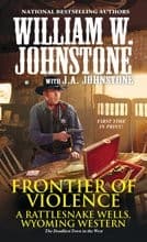 Tapa de Frontier of Violence - A Rattlesnake Wells, Wyoming Western