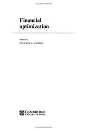 Tapa de Financial Optimization
