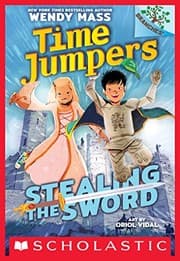 Tapa de Stealing the Sword: A Branches Book (Time Jumpers #1)