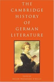 Tapa de The Cambridge history of German literature