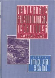 Tapa de Vertebrate Paleontological Techniques (Vol 1)