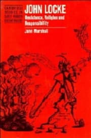 Tapa de John Locke: Resistance, Religion and Responsibility (Cambridge Studies in Early Modern British History)