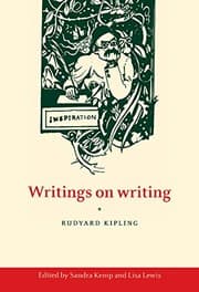 Tapa de Writings on writing by Rudyard Kipling