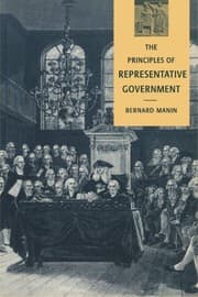 Tapa de The principles of representative government