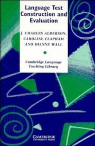 Tapa de Language test construction and evaluation
