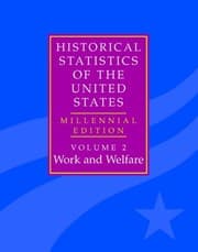 Tapa de The Historical Statistics of the United States: Volume 2, Work and Welfare: Millennial Edition (Vol 2)