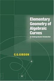 Tapa de Elementary Geometry of Algebraic Curves