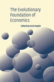Tapa de The Evolutionary Foundations of Economics