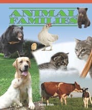 Tapa de Animal Families (Real Life Readers)