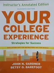 Tapa de Your College Experience Strategies for Success (Annotated Instructor Edition)