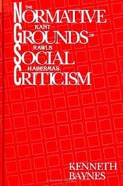 Tapa de The Normative Grounds of Social Criticism