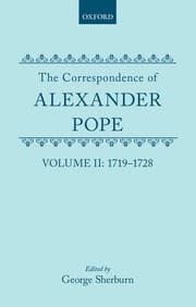 Tapa de The Correspondence of Alexander Pope [2/5]