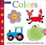 Tapa de Alphaprints Colors Flash Card Book: A first colors book with 20 press-out flash cards