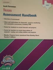 Tapa de Reading Street, Grade 2-3: Assessment Handbook, Texas