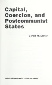 Tapa de Capital, coercion, and postcommunist states