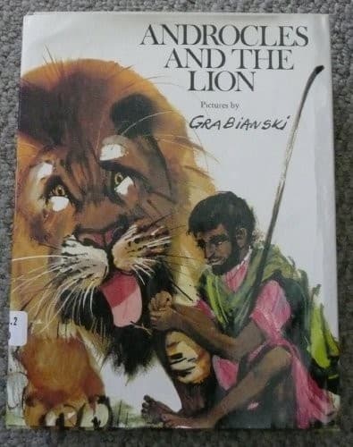 Tapa de Androcles and the Lion.