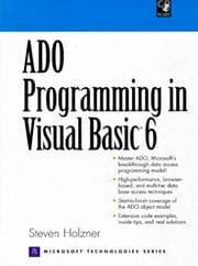Tapa de ADO programming in Visual Basic 6