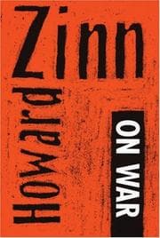 Tapa de Howard Zinn on war