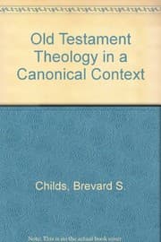 Tapa de Old Testament Theology in a Canonical Context